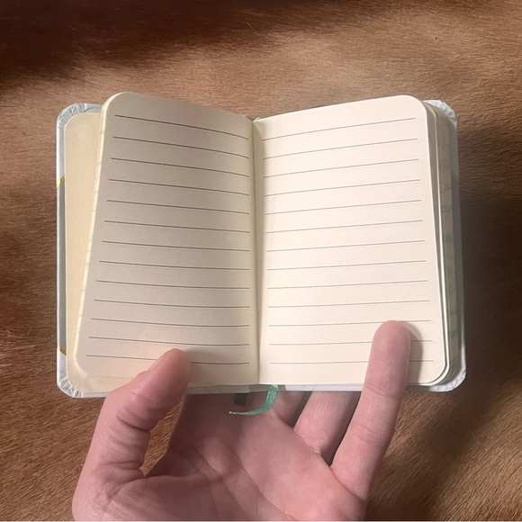 🍭 3/$10 mint green & white marble tiny lined notebook - Picture 12 of 14